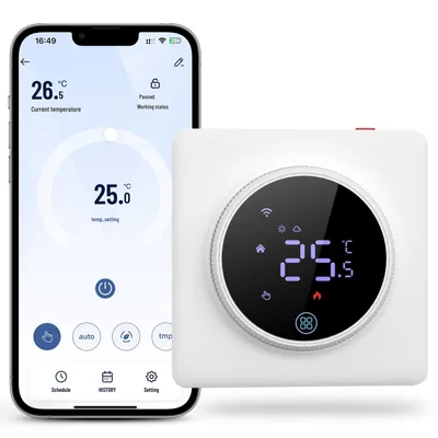 MIUCDA WiFi programozható termosztát fehér