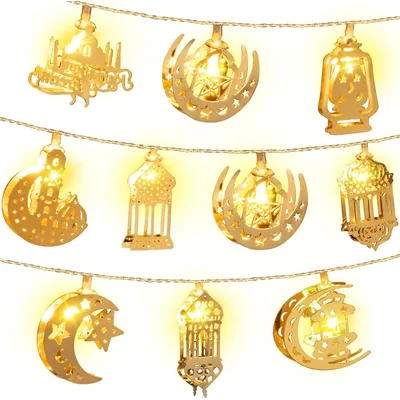 REGAPOG Ramadán LED-sor 1,65 m, 10 LED, melegfehér