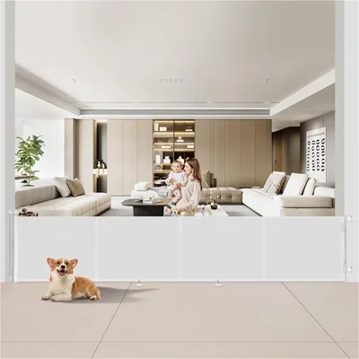 Wodondog kihúzható gyermek- és kutyabiztonsági korlát 500 × 86 cm