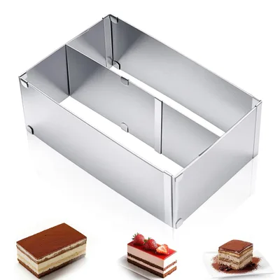 Állítható sütőkeret DHSWNNG 28–53×18–32×10 cm