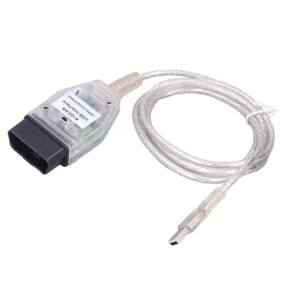 Diagnosztikai kábel K+DCAN OBD2 USB E90 E60 kapcsolóval és CD-vel GEERYZHE