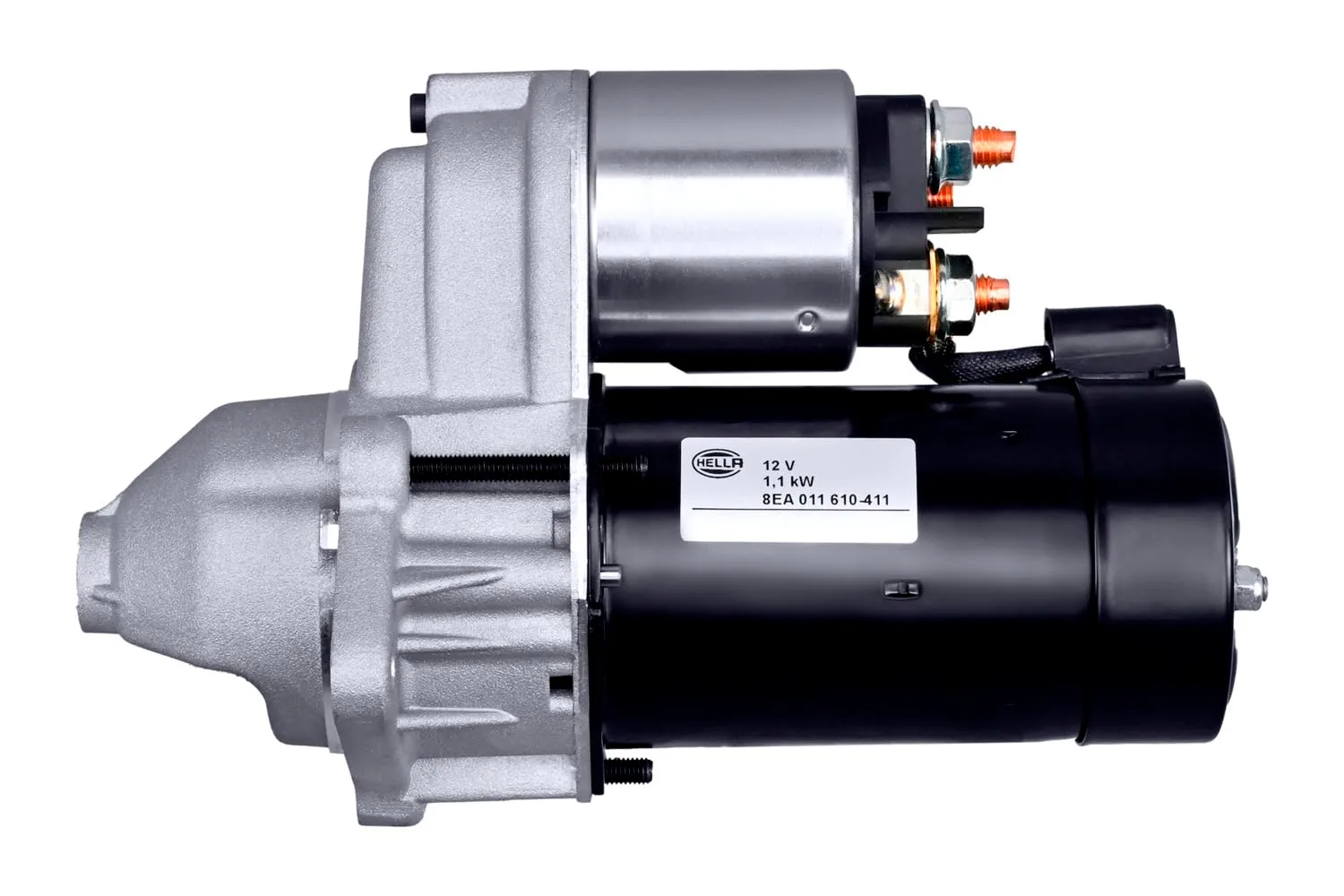 Indítómotor HELLA 8EA 011 610-411 12V 1,1 kW, 10 fogú