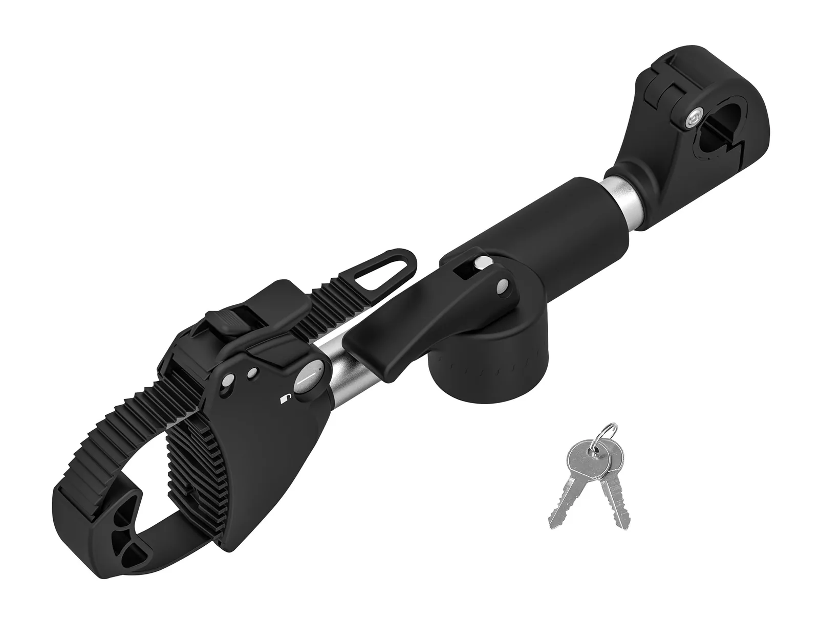 EUFAB 11247 27 cm-es váztartó kerékpárhoz kulcsokkal