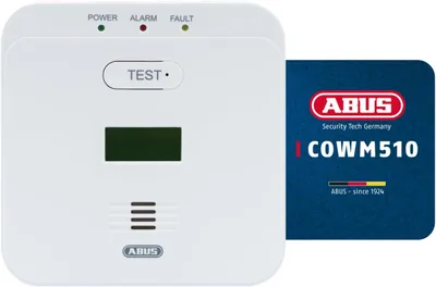 ABUS COWM510 LCD-kijelzős szén-monoxid-detektor