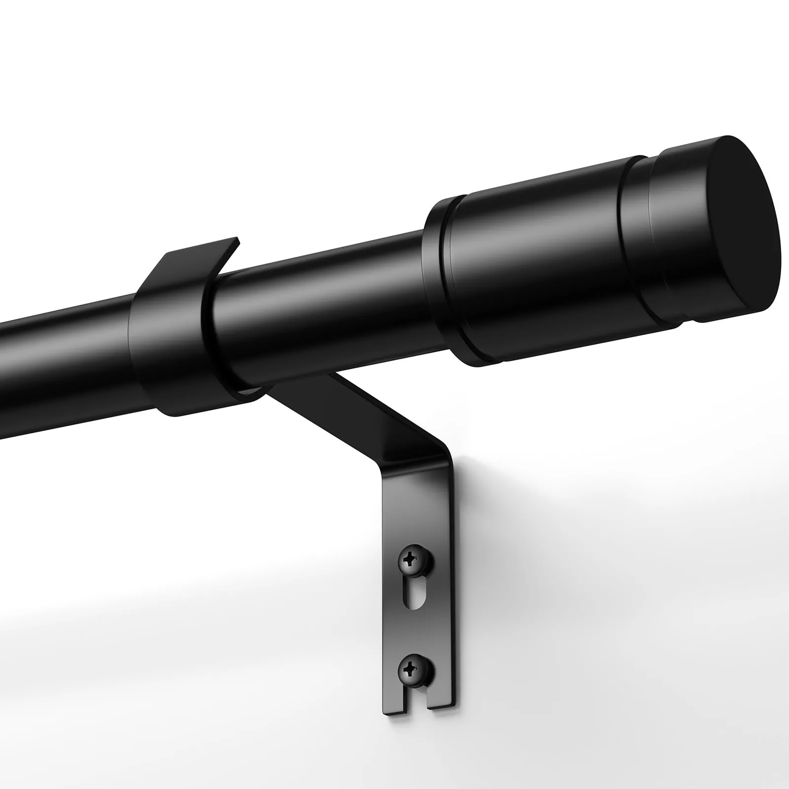 Állítható függönyrúd TRAROD 76–228 cm 16 mm fekete