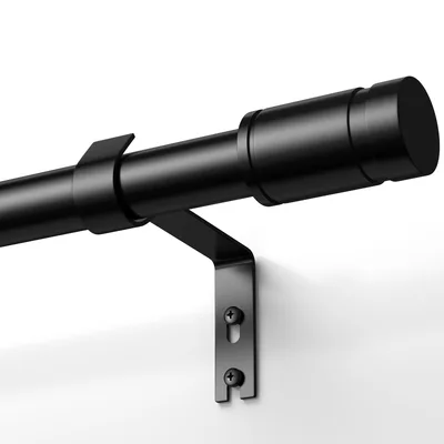 Állítható függönyrúd TRAROD 76–228 cm 16 mm fekete