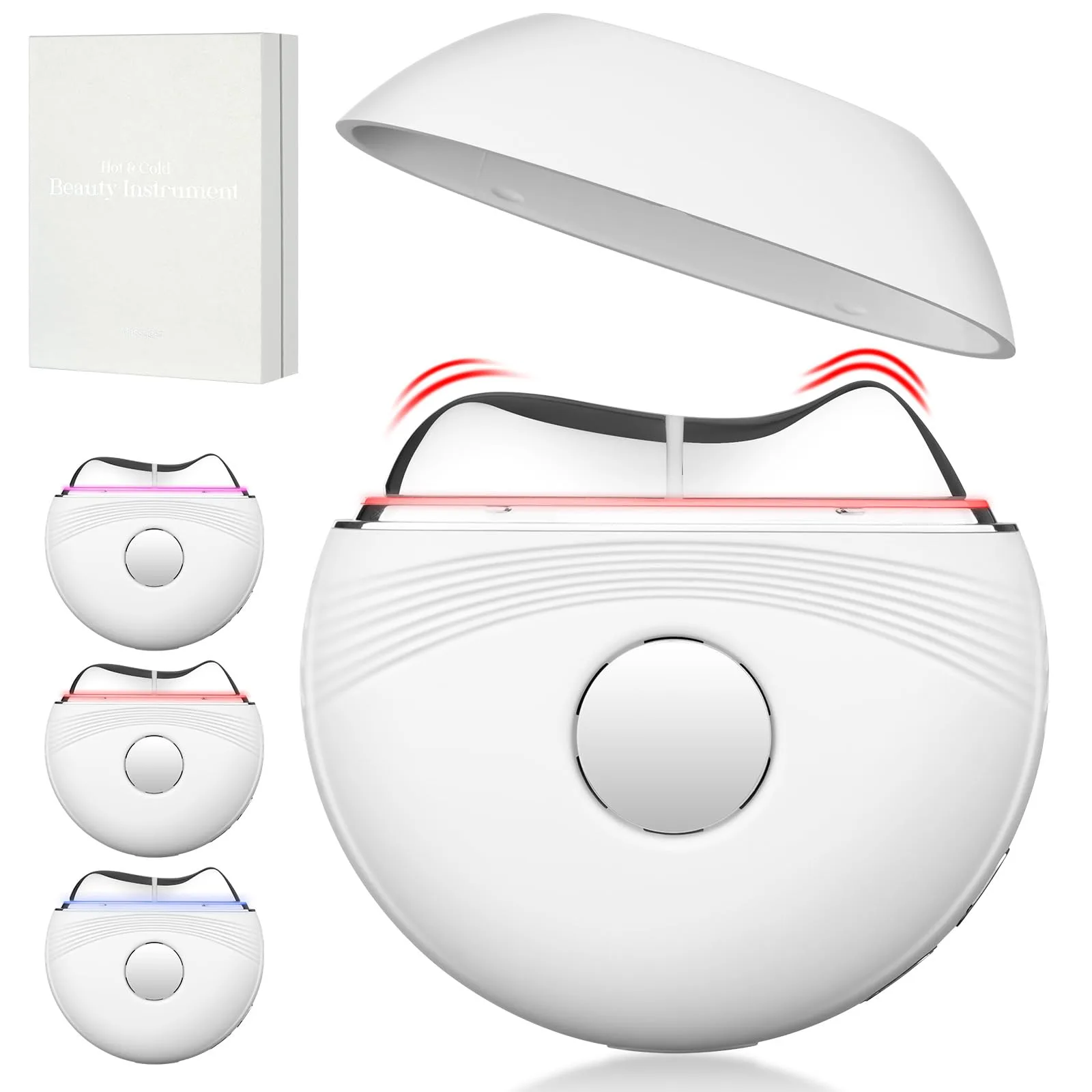 EMS arcmasszázskészülék AOGOE DYM054 Gua Sha fehér