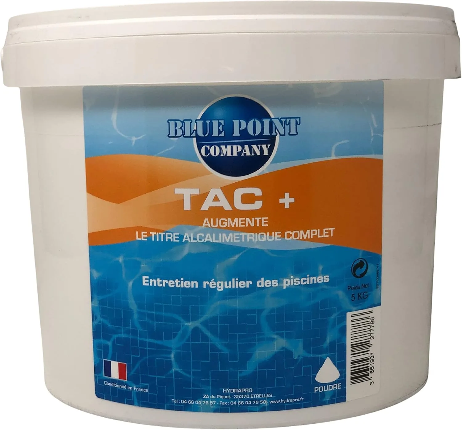 TAC+ alkalinitás-korrekció medencevízhez BLUE POINT COMPANY 0188 5 kg
