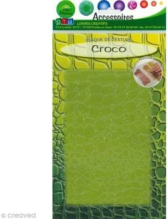 DTM FIMO textúrázó lap krokodilbőr