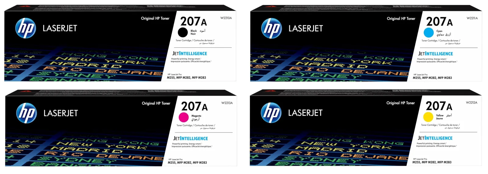 HP 207A eredeti tonerek W2210A–W2213A CMYK 4 db