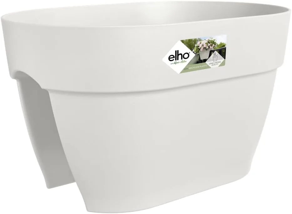 Balkónkerti virágtartó elho Vibia Campana Flower Bridge 40 cm fehér