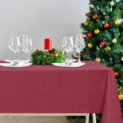 Téglalap alakú asztalterítő DWCN 160×320 cm piros