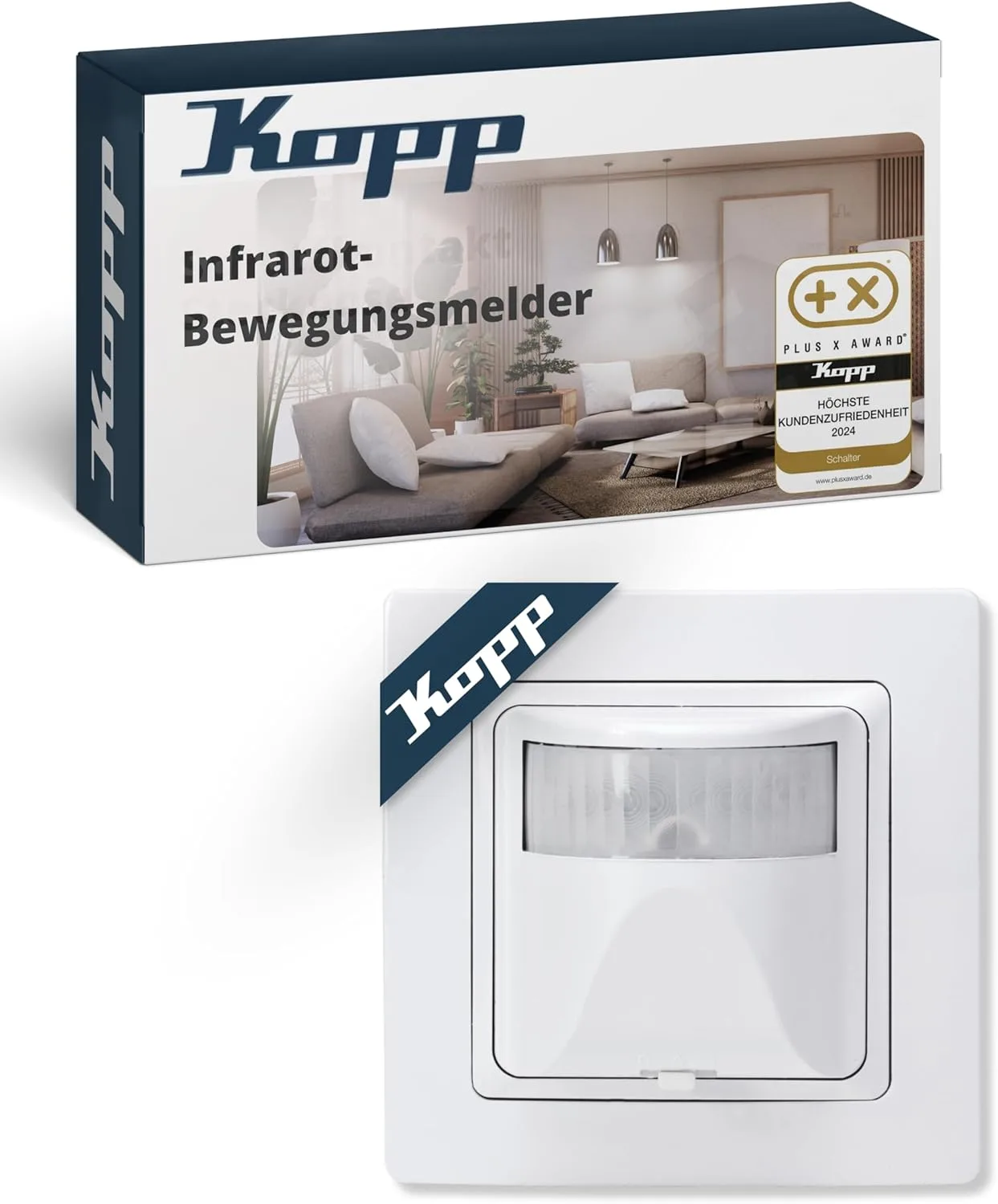 Mozgásérzékelő kapcsoló Kopp 808102014 2-vezetékes, nem LED-hez