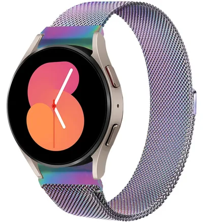 OTOPO 20 mm acél óraszíj Galaxy Watch 4 Classic/5 Pro számára
